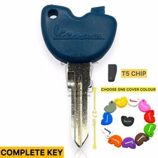 Complete Key For Vespa Primavavera Piaggio GTS 300 946 LX150 GTS 200 CHIP&Cover