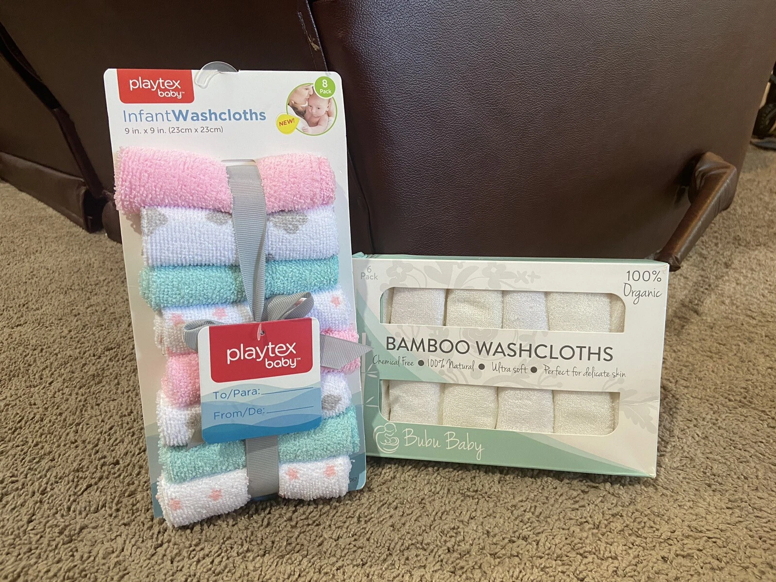 Bubu Baby & Playtex INFANT Washcloths Bamboo Soft Organic Towels Lot Of 2 Sets
Opens in a new window