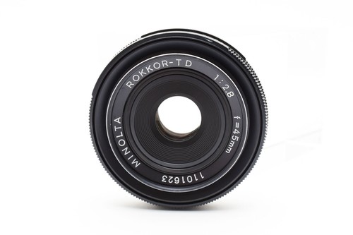 Minolta Rokkor TD 45mm F/2.8 Pancake MF lens 5573 - Picture 3 of 11