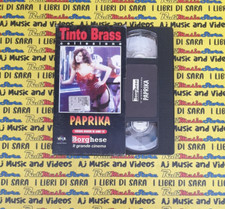 VHS cartonata PAPRIKA 1991 TINTO BRASS COLLEZIONE BORGHESE IL GRANDE CINEMA (F29