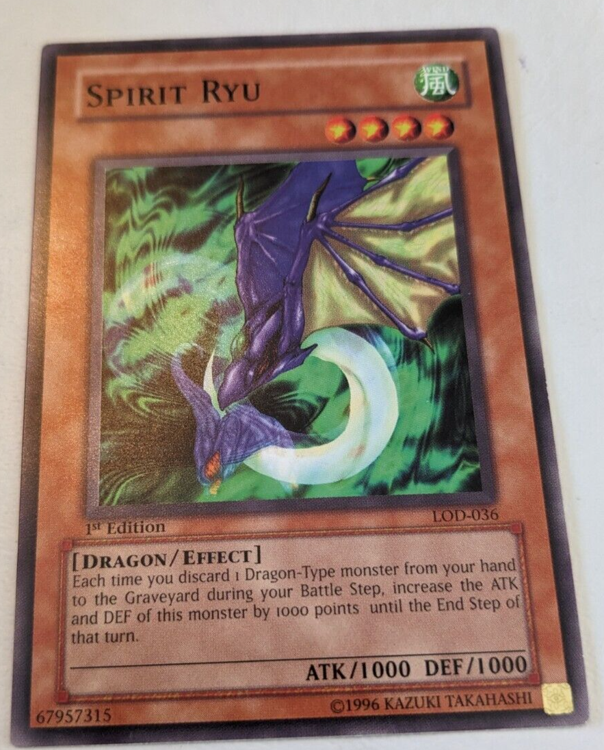 spirit ryu yugioh card Yugioh Spirit Ryu SKE-SP023 1st Edition Moderately Played SPANISH