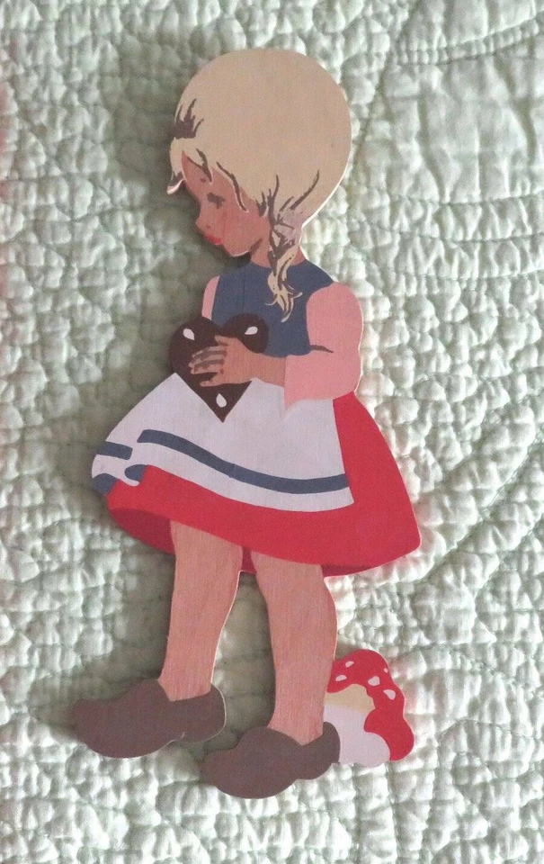 Vintage 1960s MERTENS KUNST German HANSEL GRETEL Wood ART Fairy Tale Deutsch - Image 3 of 4