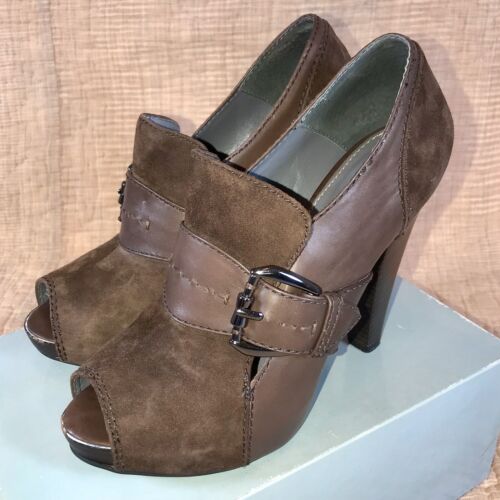 Jeffrey Campbell Leather & Suede Platform Shootie 40 - Picture 1 of 12