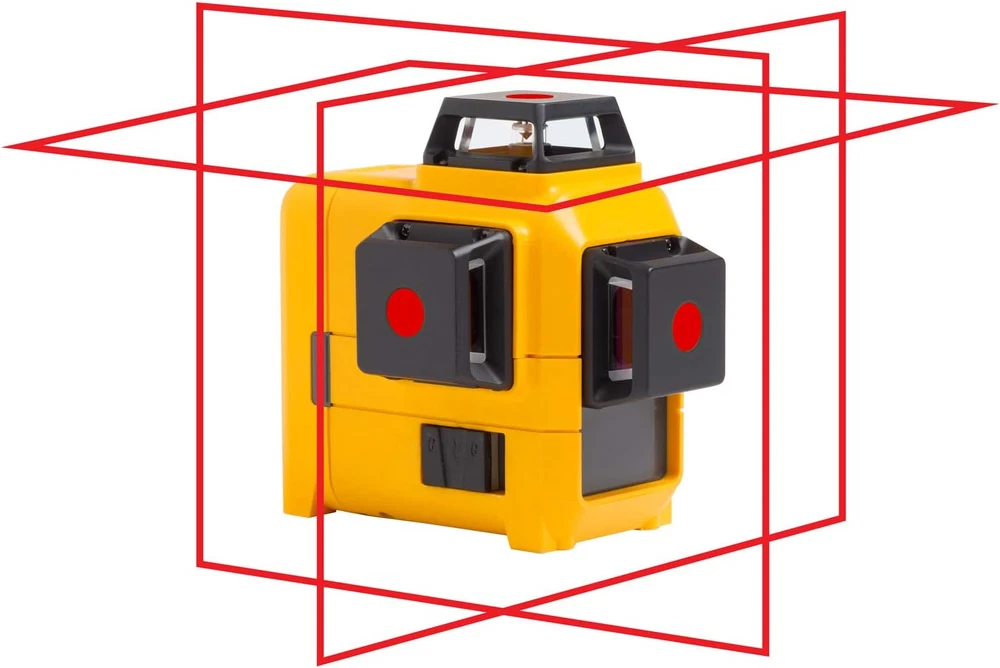 PLS 3X360 Red Line Laser Level and Pouch (Accessories and Batteries Not Included