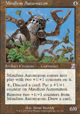 [4x] Mindless Automaton Slight Play, English Timeshifted MTG Magic