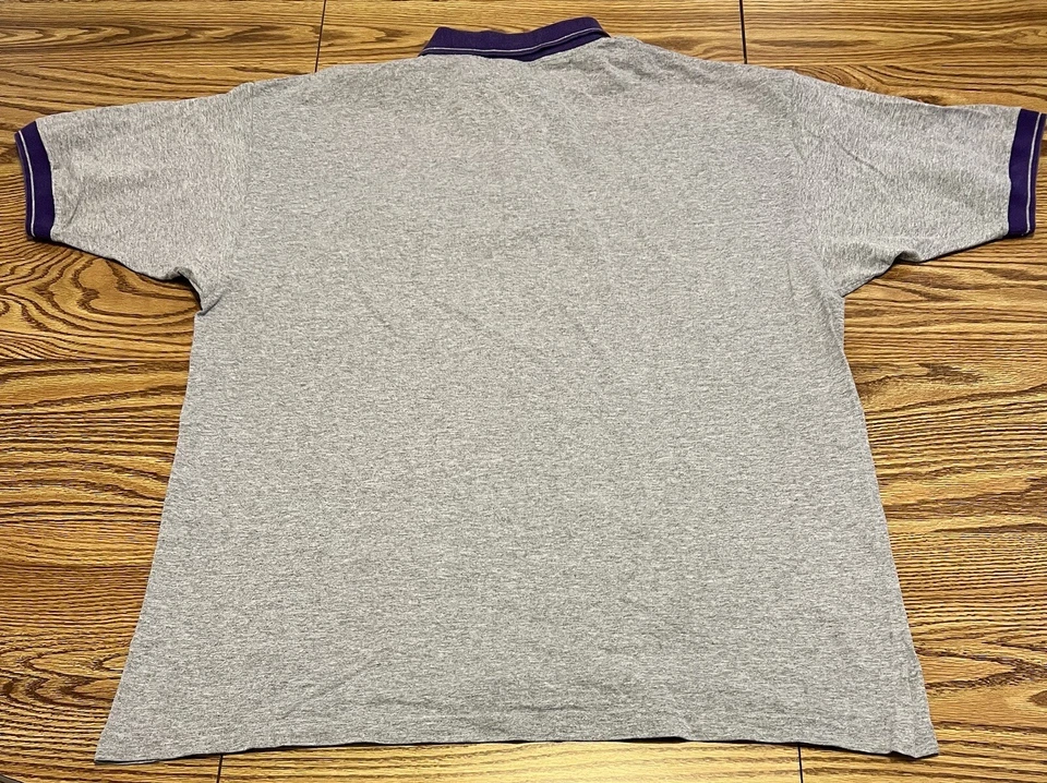 Arizona Diamondbacks Mens XL VTG Polo Shirt Gray Purple Copper Snake Tru Fan - Image 2 of 4