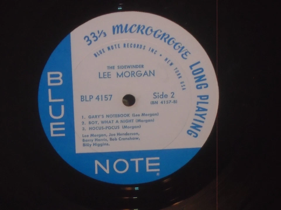 Lee Morgan The Sidewinder Blue Note 4157 MONO RVG EAR NY USA 1st Joe Henderson - Image 2 of 4