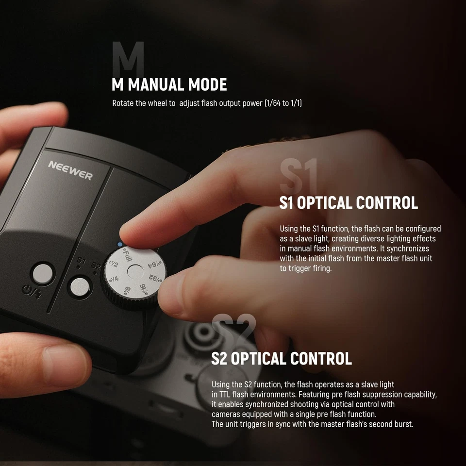 Neewer Z150 Camera Flash Mini Flash Speedlite for Canon Nikon Sony Fuji Olympus - Image 3 of 4