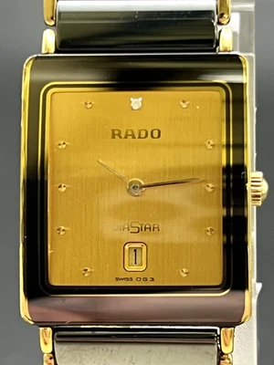 [Fast neuwertig] Rado DIASTAR 160.0281.3N Herren Vintage Uhr Gold... - Bild 1 von 4