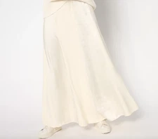 Peace Love World Black Label Petite Satin Skirt, Pristine sz PL a615071