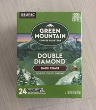 Green Mountain Coffee Double Diamond Dark Roast K-Cup Pods 24 Ct