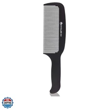 901 Black Carbon Flat Top Clipper Comb 230℃ Heat Resistant Hair Cutting Combs...