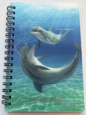 Sanibel Island Dolphin Spiral Notebook 4" x 6" Lined Pages 60 Pages