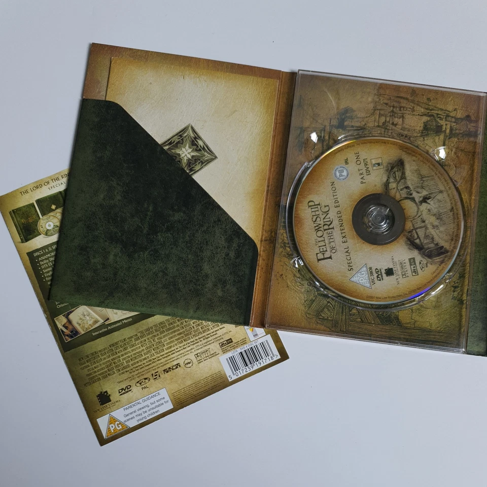 Lord Of The Rings The Fellowship Of The Ring Extended DVD Box Set 4 CDs +Booklet - Image 3 of 4
