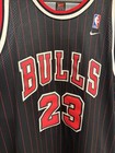 Nike Chicago Bulls Jersey Michael Jordan 23 Authentic Flight 8403 Pinstripe 3XL — photo 3