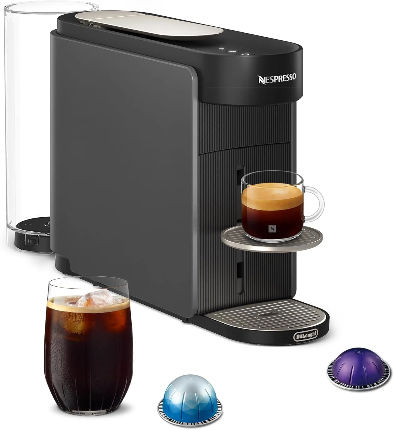 Vertuo Plus Coffee & Espresso Maker by De'Longhi - Graphite
