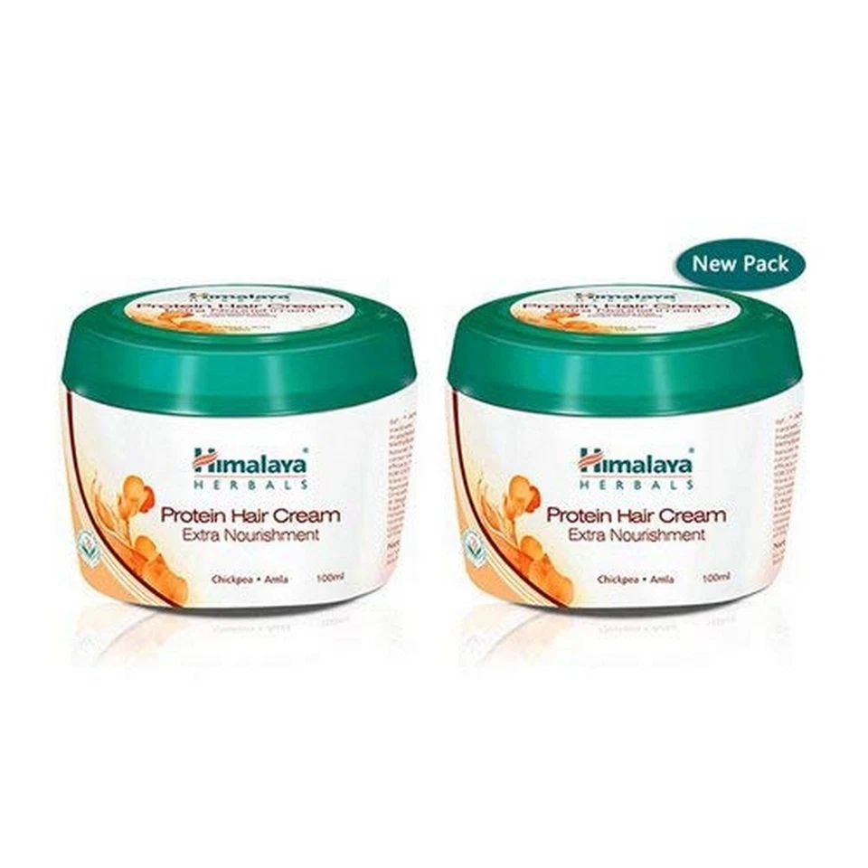Himalaya Protéine Cheveux Crème Extra Nourrissant, Tout 100ml Chaque Set 2 - Photo 2/4