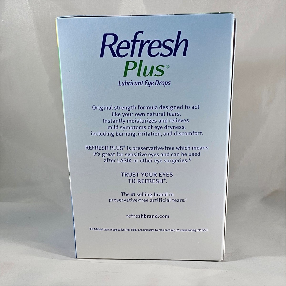 Refresh Plus Lubricant Eye Drops, Moisturizing Relief, 100 Single Vials |  eBay