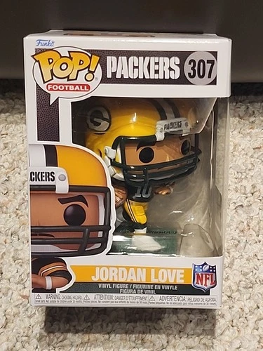 Jordan Love #307 Funko POP NFL Philadelphia Eagles Brand New In Box