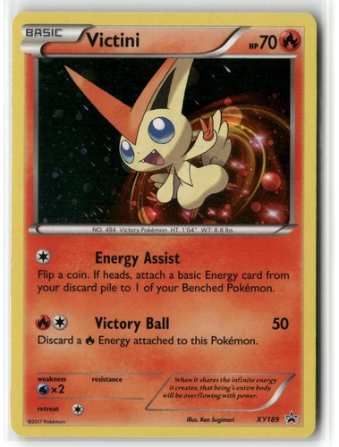 Victini XY189 Holo XY Promo Holo Pokemon Promo Holo Near Mint