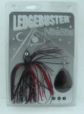 Strikezone LB034-N3 Ledgebuster Night Bite Spinner Bait Black Cherry