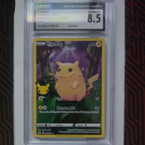 Pikachu graded CGC 8.5 for sale on eBay