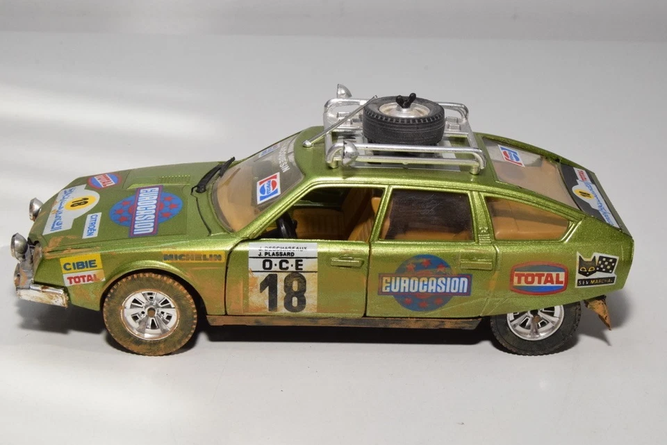 B75 1:25 POLISTIL S-685 S685 S 685 CITROEN CX 2200 RALLYE DU MAROC EXC. COND. 2 - Immagine 2 di 4