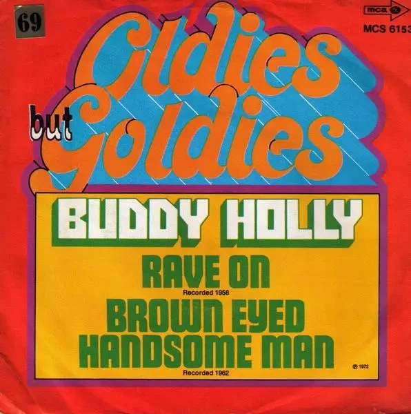 Buddy Holly Rave On / Brown-Eyed Handsome Man Single Vinyle 7" MCA Records - Photo 1/1