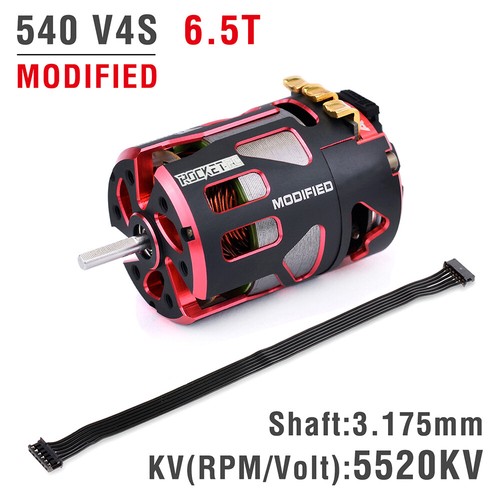 Motor de carreras sin escobillas con sensor Surpasshobby 540 V4S para coche de radiocontrol de 1/10 1/12 1/14 - Imagen 28 de 40
