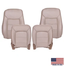 2005 2006 Ford Expedition Limited Front LEATHER Seat Covers Tan Perforated