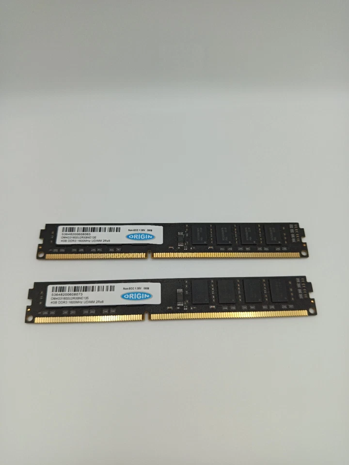 Origin 4GB DDR3 1600MHz SODIMM 2Rx8 Non-ECC 1.35V OM4G31600U2RX8NE135, Quantity2 - Image 2 of 4