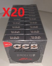 LOT 20 Boite FILTRES cigarettes OCB STICK Slim 6MM - 20 x 102 Filtres - NEUF