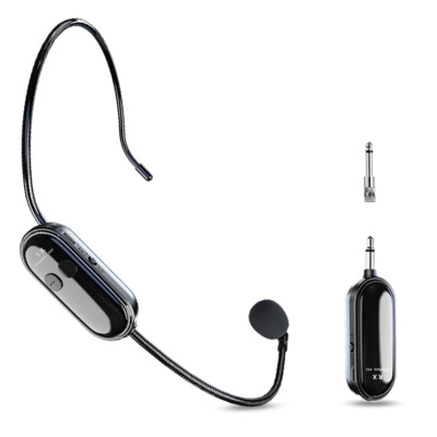 2.4G Wireless Microphone Headset Mic System Headset Mic for Teach Outdoor Speech