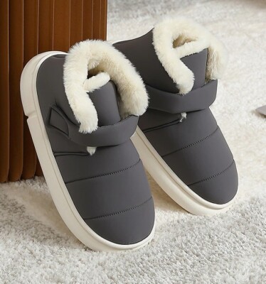 Pantofole Invernali In Lana APREGGIO Donna E Uomo. Comode, Calde E Pratiche Con Suola In Pelle. Perfette Per La Casa. - 2