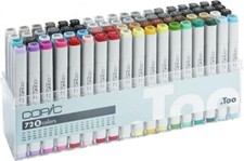 COPIC CLASSIC MARKER PENS 72 SET B  - MANGA G...