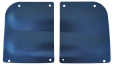 Pair Of Door Hinge Access Covers 55-59 Chevy Pickup (Key Parts # 0847-157)