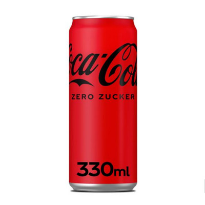Coca Cola  Zero - Pure Coke Erfrischung 24 Dosen Original Zero  je 0,33L