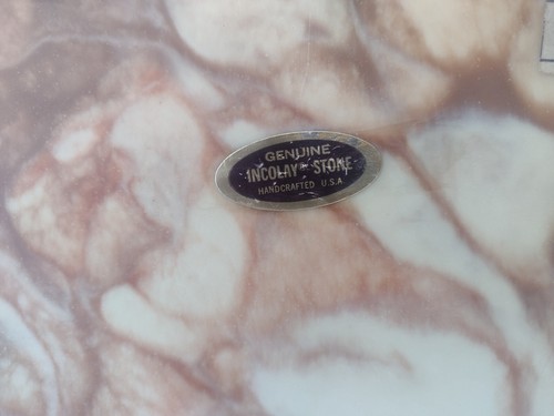 Vintage Incolay Stone Plate/Wall Hanging The Lambing Season 12 3/4" Wide - Picture 9 of 15