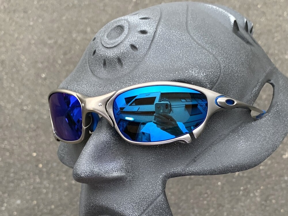 LINEGEAR Saxe Blue - Non-Polarized Lens for Oakley Juliet