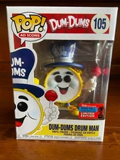 Funko Pop Vinyl Ad Icons Dum Dums Drum Man #105 Limited Edition