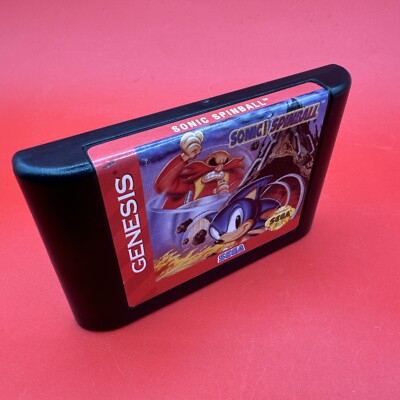 Sonic Spinball (SEGA Genesis, 1993) Cartridge Only/Tested/Authentic/Fast  