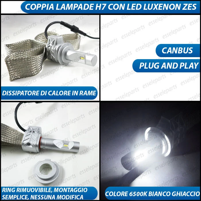 KIT LED VW SCIROCCO RESTYLING ANABBAGLIANTI + ABBAGLIANTI + LUCI DI POSIZIONE - Immagine 3 di 4