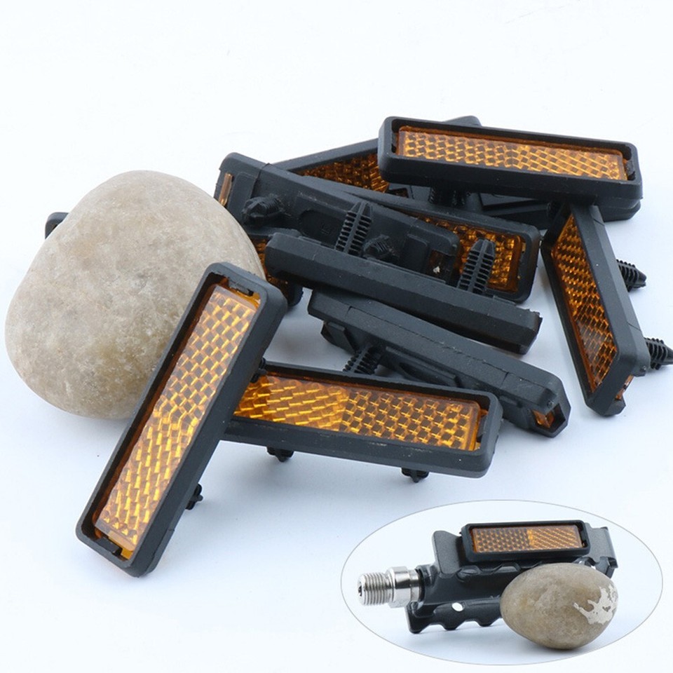 BICYCLE PEDAL REFLECTOR 2PC/4PCS Pedals Reflectors High Brightness