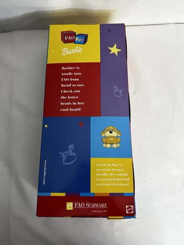 Barbie amusante noire FAO 1999 avec Patrick The Pup Mattel - Photo 5/5