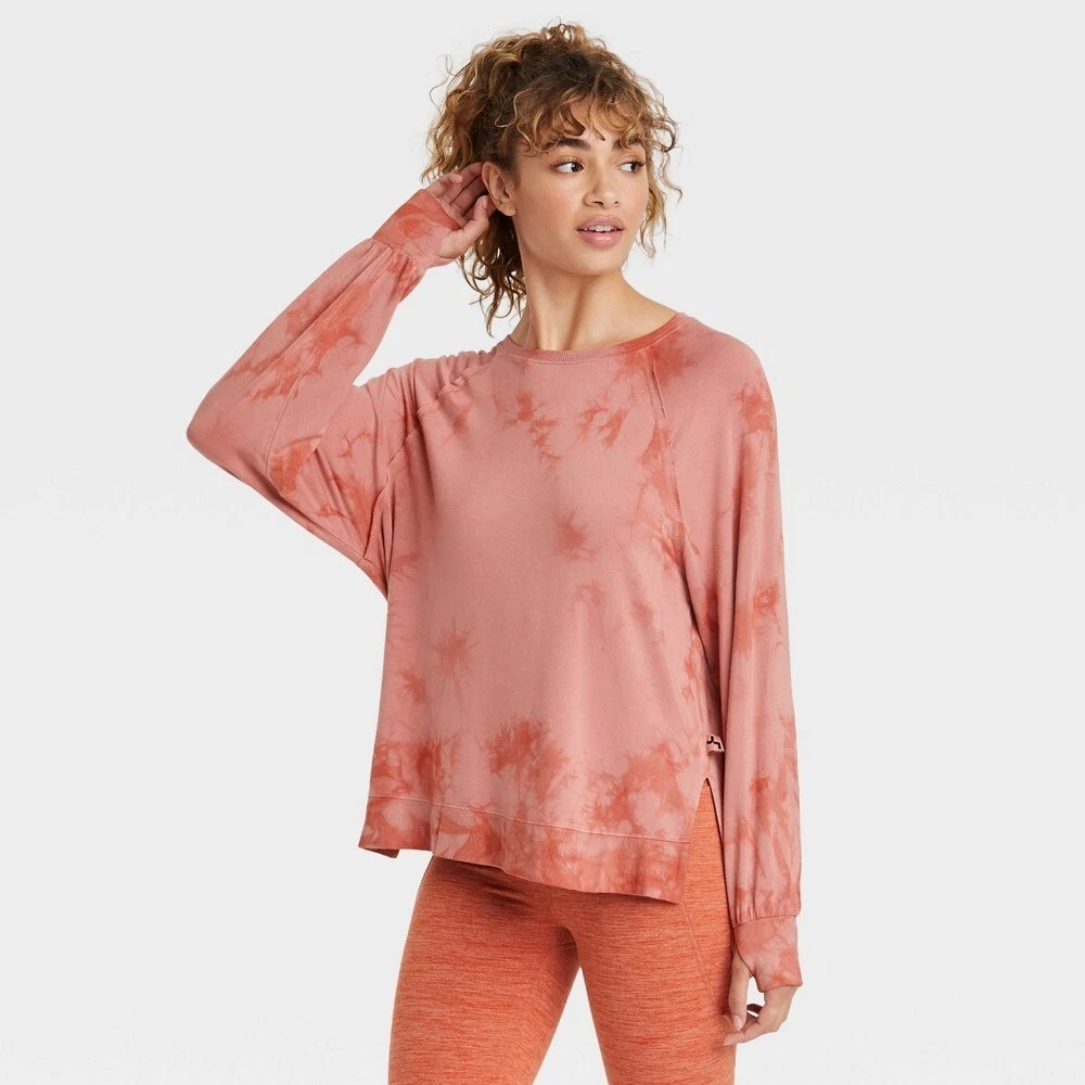 Bright red shop sweatshirt