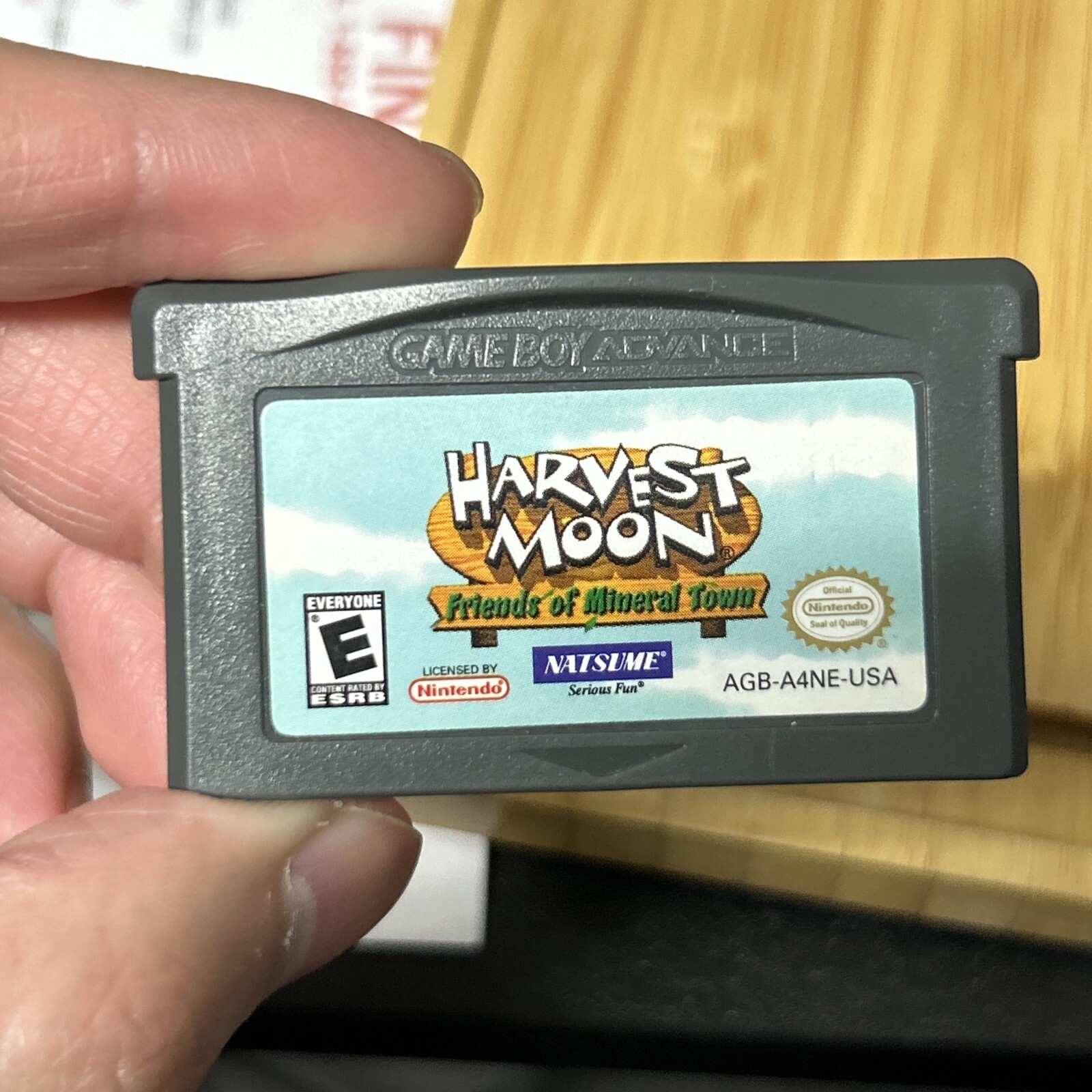 Harvest Moon More Friends of Mineral Town 2003 Game Boy Advance Game Cartridge