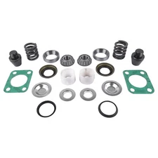 Front King Pin Style Axles Rebuild Kit For Chevy GMC Bearing Bushing Spring Seal