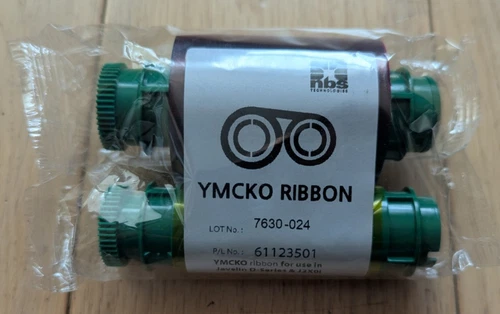 nbs YMCKO Ribbon 61123501 for Javelin D-Series & J2X0i 200Prints/Roll - New