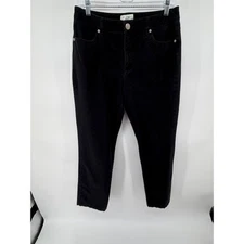 FDJ French Dressing Black Cropped Pants Womens Size 8 Bootcut Ankle