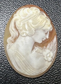 Antique Loose Cameo 19th C Gorgeous CARVING 40mm X 30mm A720